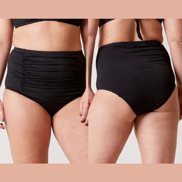 NEW‎ Becca Color Code Vintage High Waist Bikini Bottoms [ 1X ( 16-18) ] - Picture 1 of 12